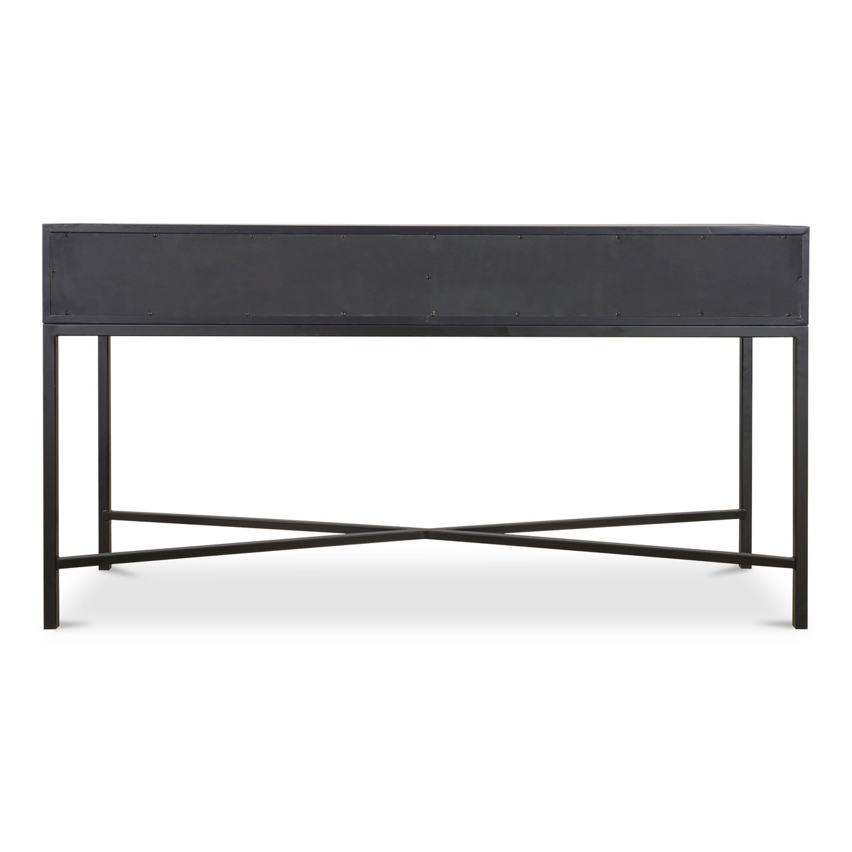 Mako Console Table Black, by Moe's Home, 59.06" width x 32.28" height x 15.75" depth View 5