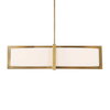 Cresson 4 Light Drum Pendant, by Uttermost, 6.5" height x 30" diameter thumbnail 8