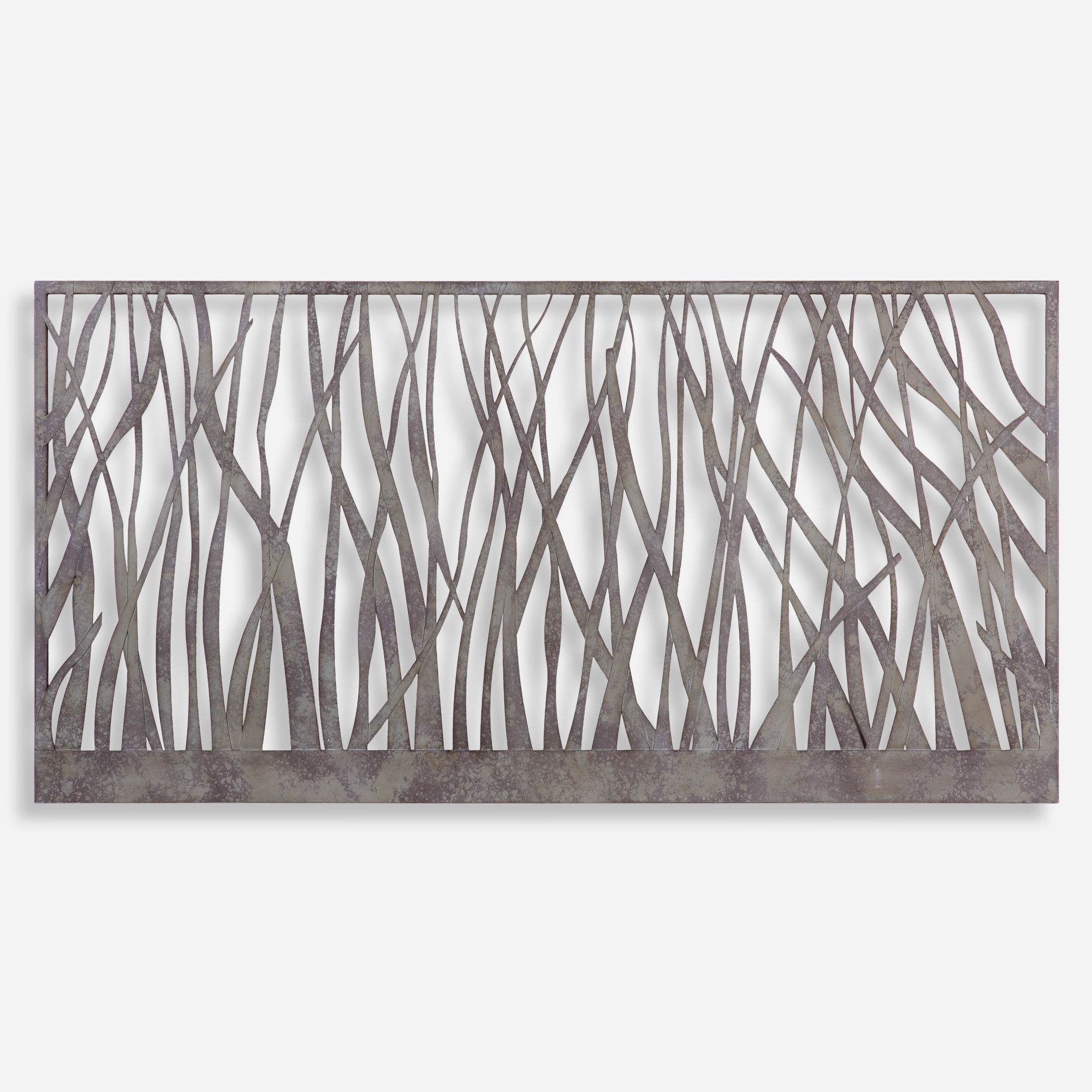 Amadahy Metal Wall Art, Sculptural Wall Art by Uttermost, 60" width x 30" height x 0.75" depth View 1