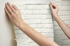 Magnolia Home Brick & Mortar White Peel & Stick Wallpaper thumbnail 5