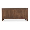 Mabel 6 Drawer Dresser Dark Brown, by Moe's Home, 64.3" width x 30.75" height x 20.2" depth thumbnail 5