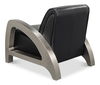 Carlisle Armchair, Leather,Onyx Black, Seating by Sarreid, 29" length x 37" width x 30" height thumbnail 24