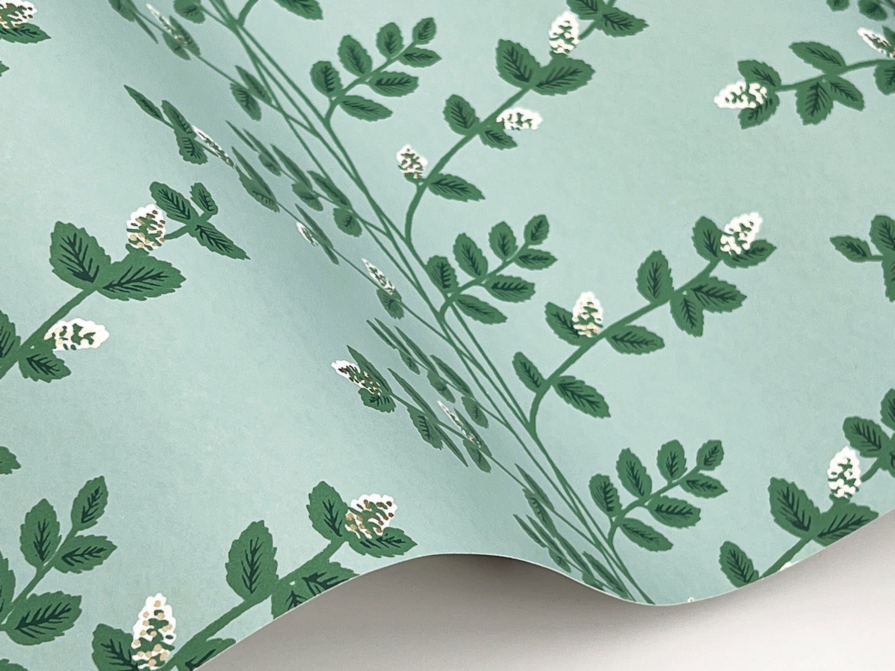 Climbing Vine Soft Teal Wallpaper Climbing Vine Soft Teal Wallpaper large image