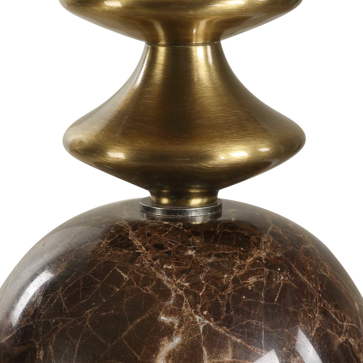 Percy Brown Marble Buffet Lamp, by Uttermost, 6.75" width x 29" height x 12" depth View 8