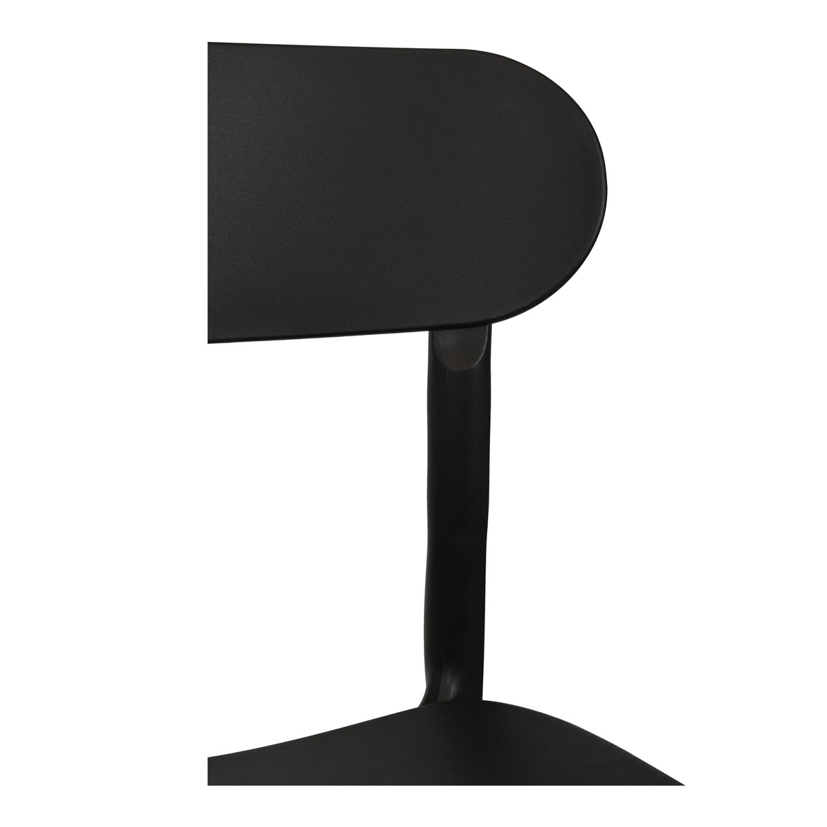 Kent Outdoor Dining Chair Black - Set Of Two, by Moe's Home, 16.75" width x 31" height x 20.5" depth View 6