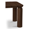 Barclay Outdoor Side Table Brown, Side & End Table by Moe's Home, 22.01" width x 20" height x 22.01" depth thumbnail 5