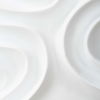 Snowdrift Sculpted White Wall Decor Set/4 thumbnail 5