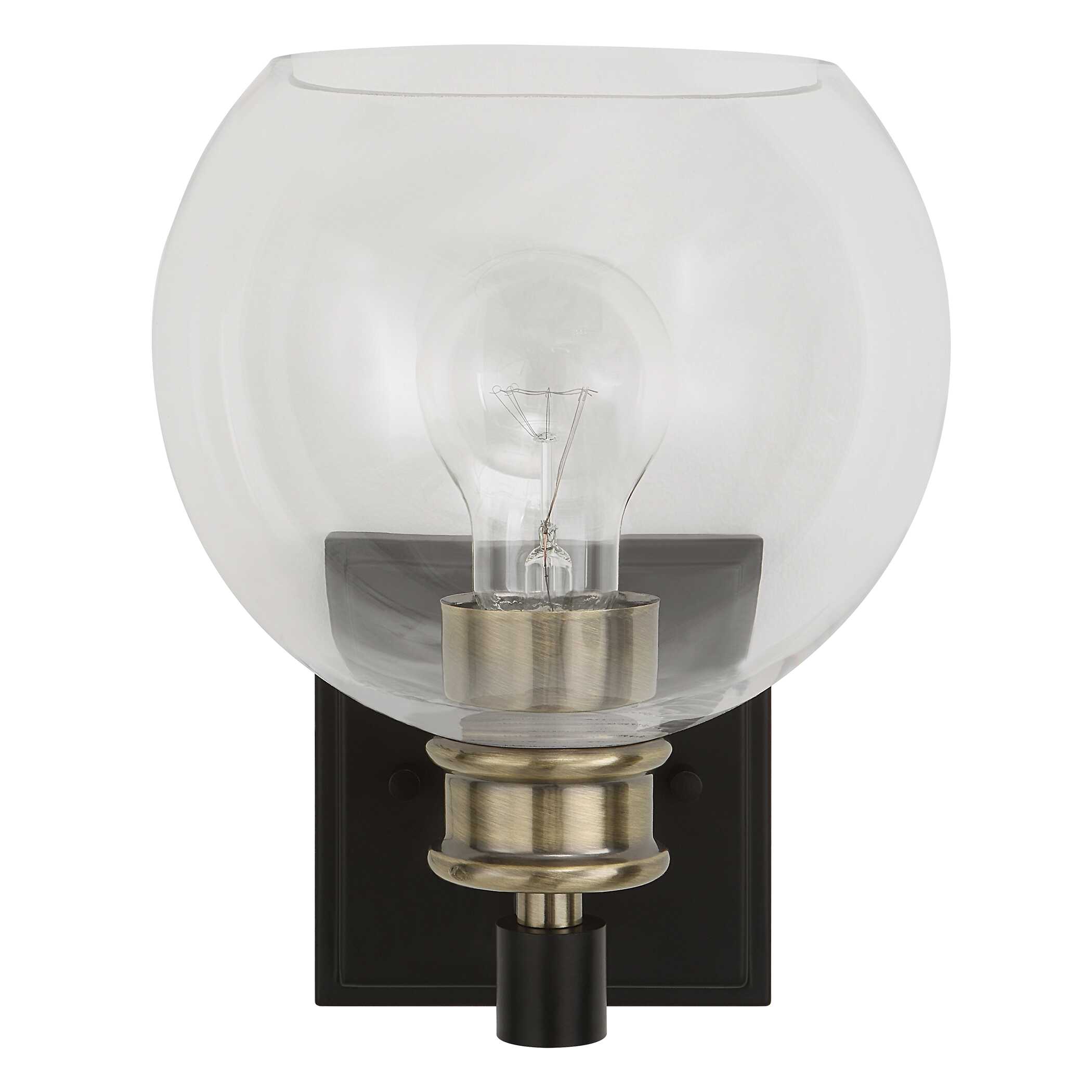 Kent Edison 1 Light Sconce, Ceiling Light by Uttermost, 7" width x 9.25" height x 7.5" depth View 3