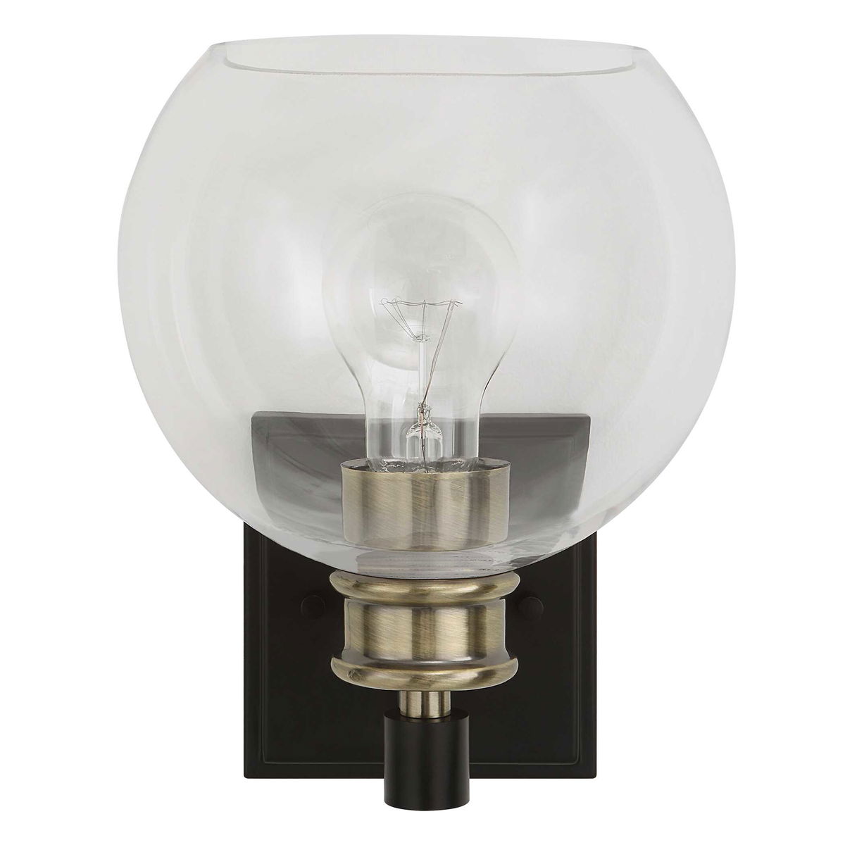 Kent Edison 1 Light Sconce, by Uttermost, 7" width x 9.25" height x 7.5" depth View 3