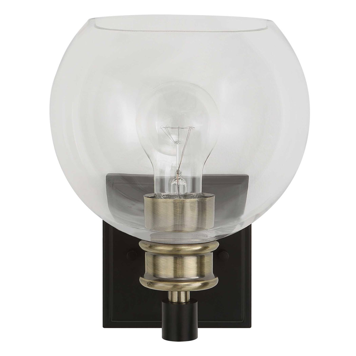Kent Edison 1 Light Sconce, by Uttermost, 7" width x 9.25" height x 7.5" depth View 3