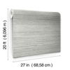 Cattail Weave Grey Peel & Stick Wallpaper thumbnail 4