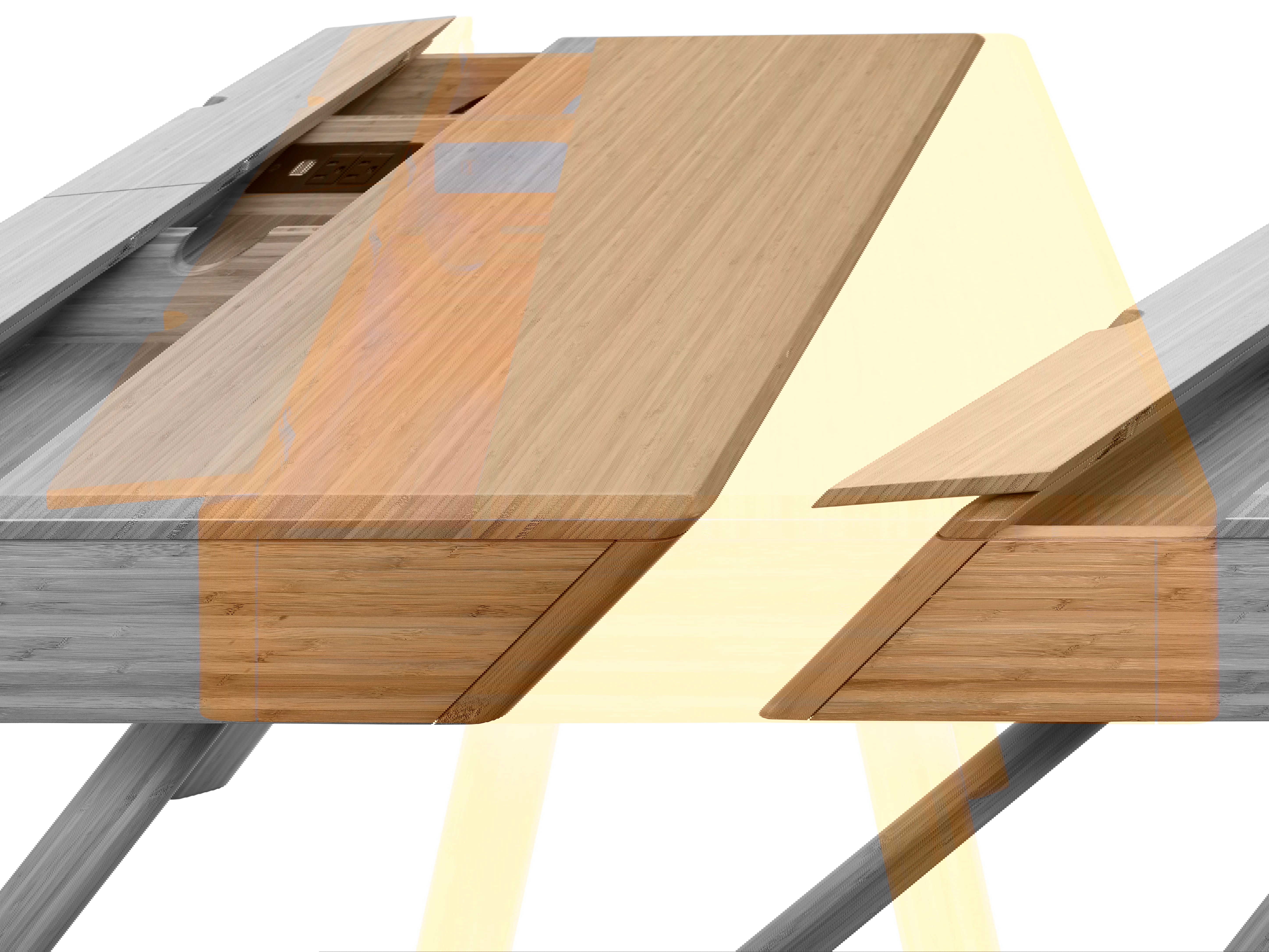 Jasmine Writing Desk, Caramelized, by Greenington, 23.5" length x 47.5" width x 29.5" height View 16