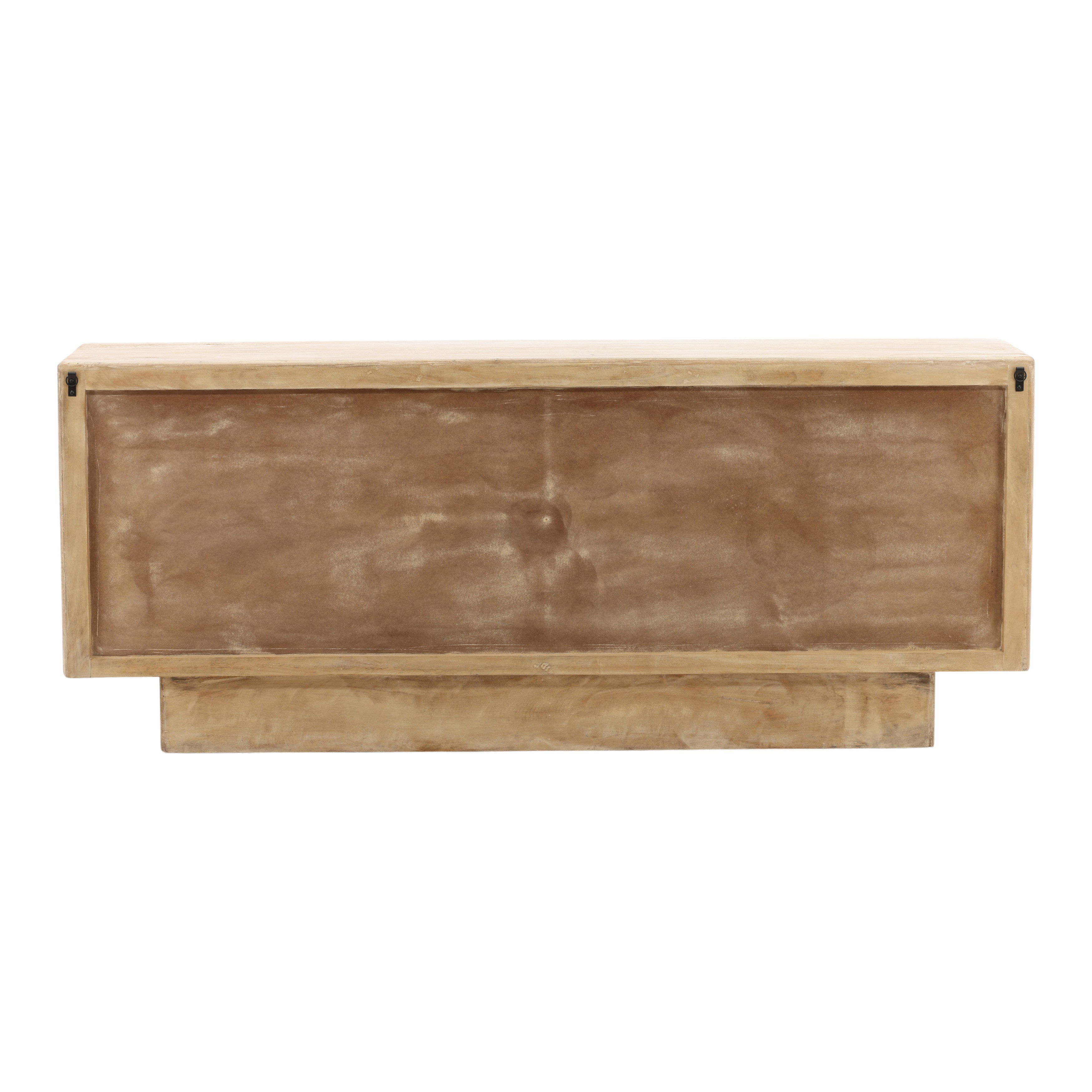 Hartland Sideboard Light Natural, Sideboards & Buffet by Dovetail, 78" width x 32" height x 18" depth View 4