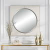 Cyprus White Square Mirror, by Uttermost, 40" width x 40" height x 1" depth thumbnail 8