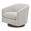 Oscy Swivel Chair Splashed White, Accent Chair by Moe's Home, 31" width x 28" height x 31" depth thumbnail 5