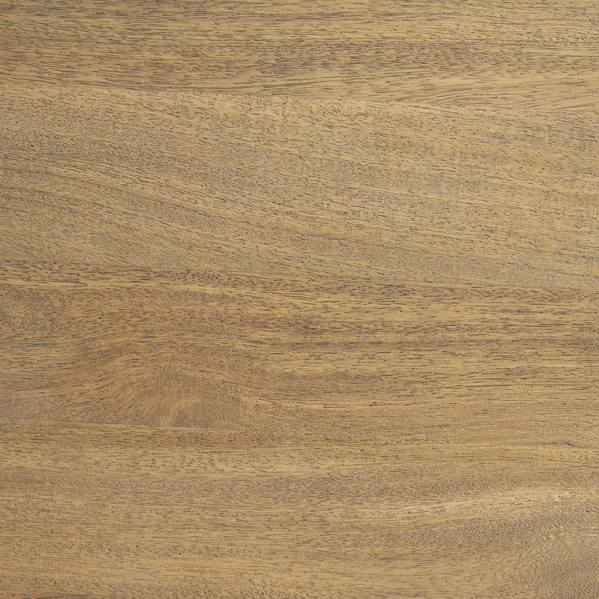 Shima Round Light Brown Wood with Arched Legs Coffee Table, by Mercana, 45" length x 45" width x 16" height View 4