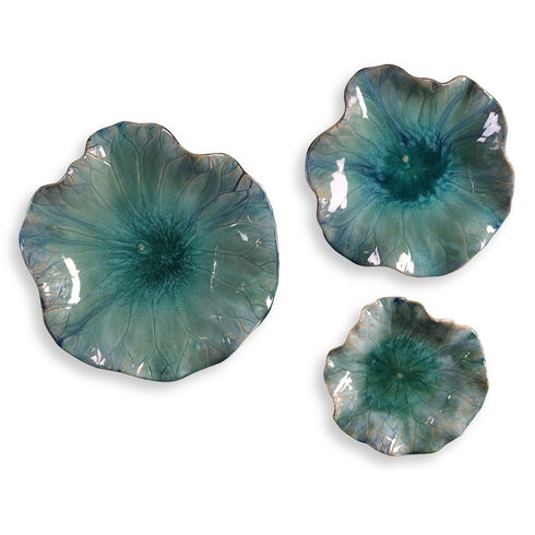 Abella Ceramic Flowers, S/3