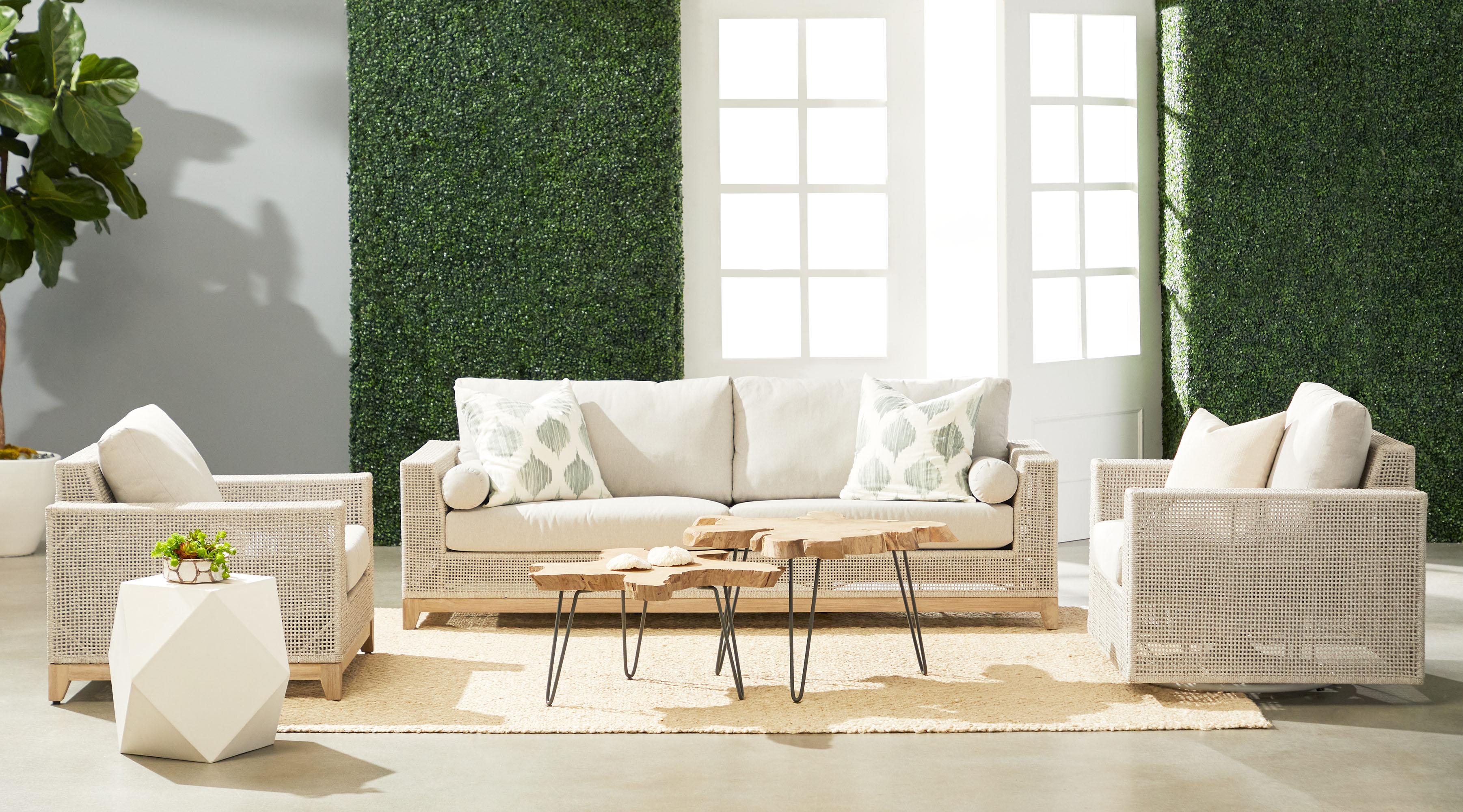 Tropez Outdoor Swivel Rocker Sofa Chair, Seating by Essentials for Living, 36.5" width x 35" height x 35" depth View 8