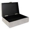 Lalique White Shagreen Box, Boxe by Uttermost, 12.87" width x 4.5" height x 9" depth thumbnail 4