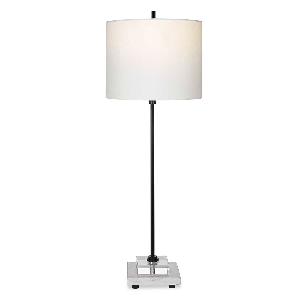 Ciara Sleek Buffet Lamp, Table Lamp by Uttermost, 11" width x 33" height x 11" depth View 1