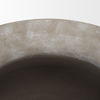 Utari Short Gray Brown with White Detailing Ceramic Floor Vase thumbnail 4