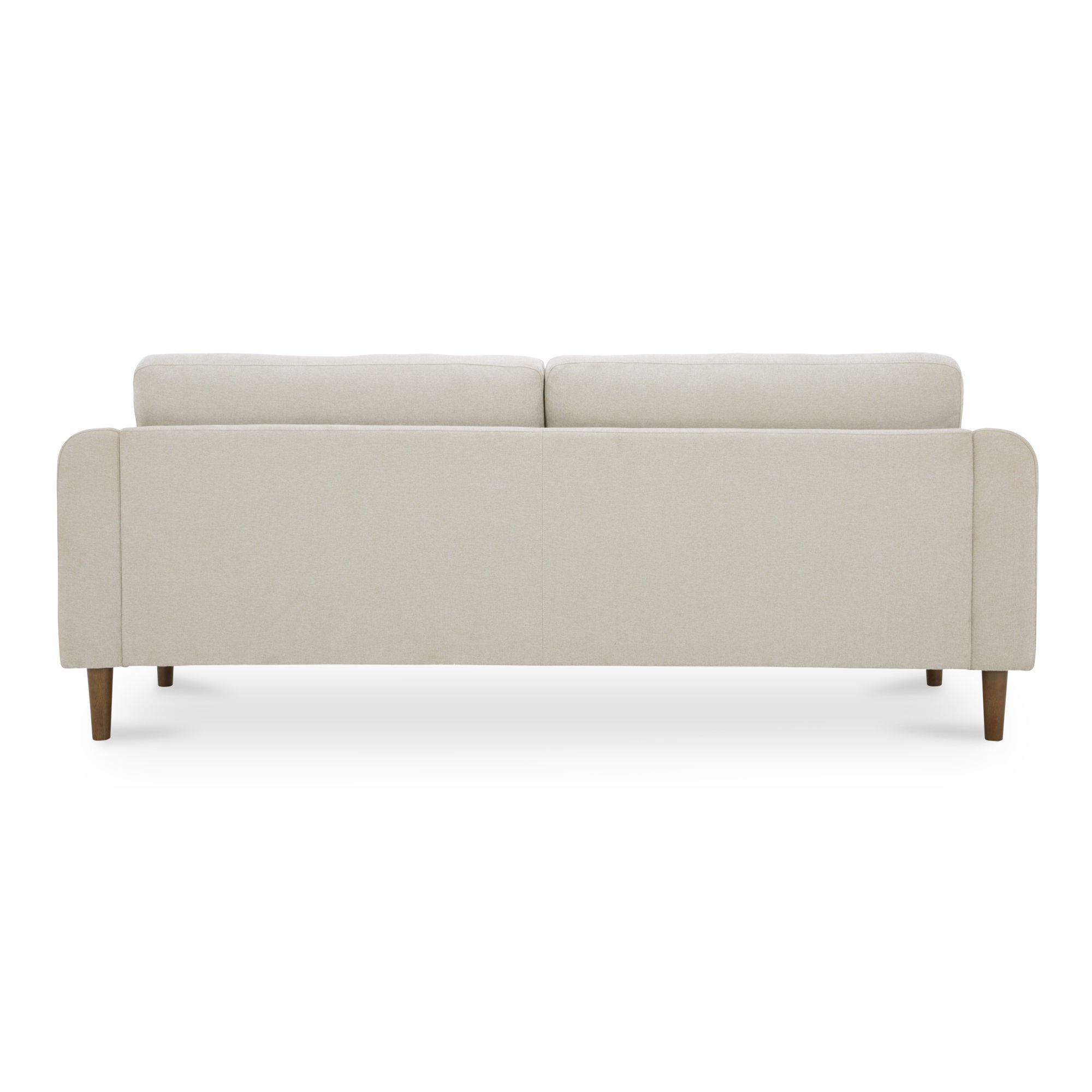 Quinn Sofa Oatmeal, Sofas & Sectional by Moe's Home, 86.6" width x 33.5" height x 34.8" depth View 4