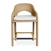 Kavali Outdoor Wicker Counter Stool, Outdoor Stool by Uttermost, 1'11.5" width x 3'2.5" height x 2'1.5" depth thumbnail 1