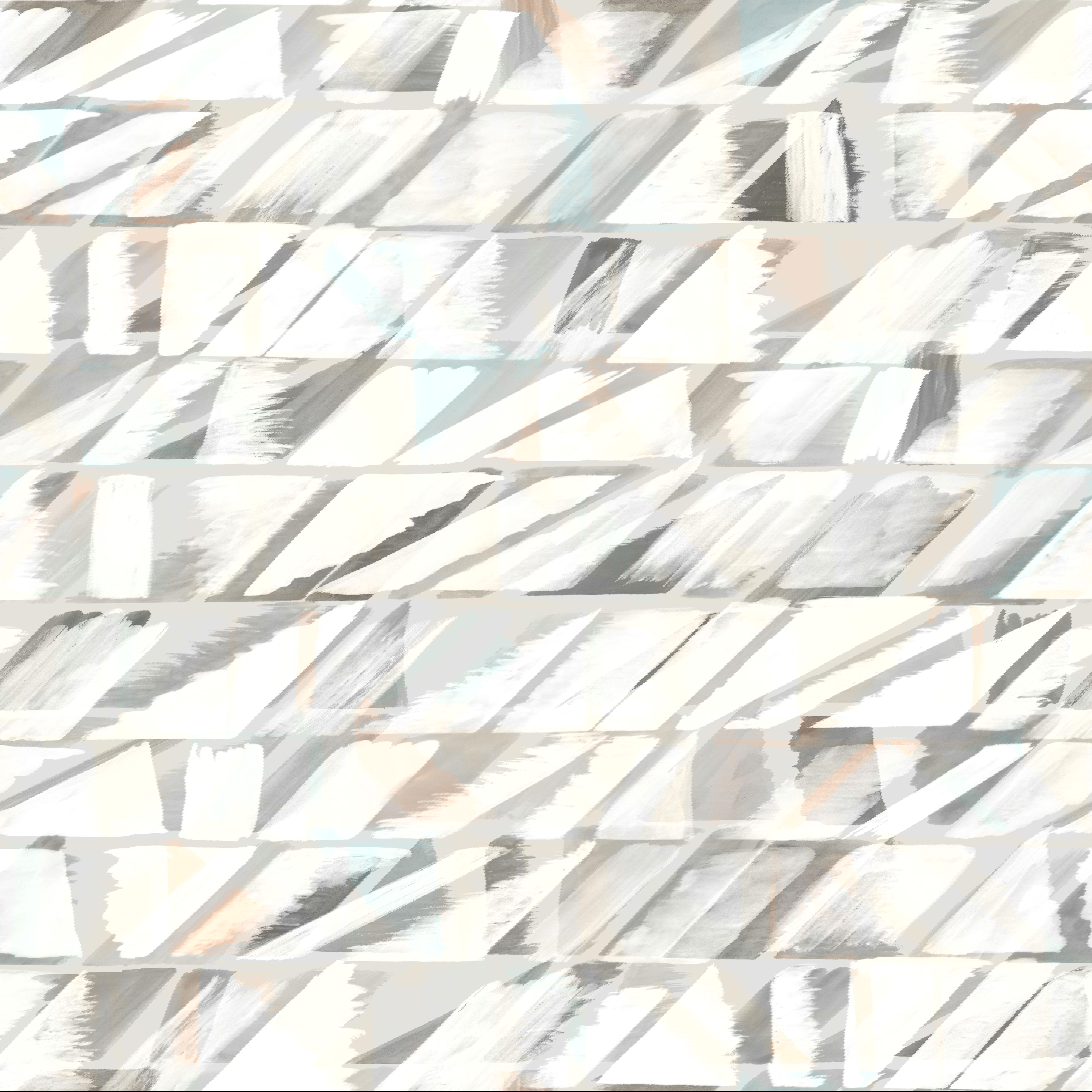 Refraction Brown & Beige Peel & Stick Wallpaper large image 