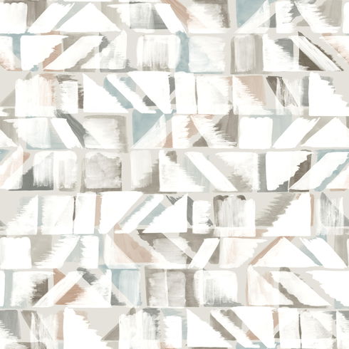 Refraction Brown & Beige Peel & Stick Wallpaper