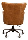 Andrew Jackson Desk Chair, Cuba Brown, Seating by Sarreid, 25" length x 29" width x 35" height thumbnail 10