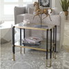 Kentmore Glass Side Table, Side & End Table by Uttermost, 27.8" width x 24" height x 16" depth thumbnail 2