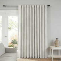 Online Designer Bedroom 100% Blackout Shield Linen Blackout Curtains For Bedroom?1 Panel