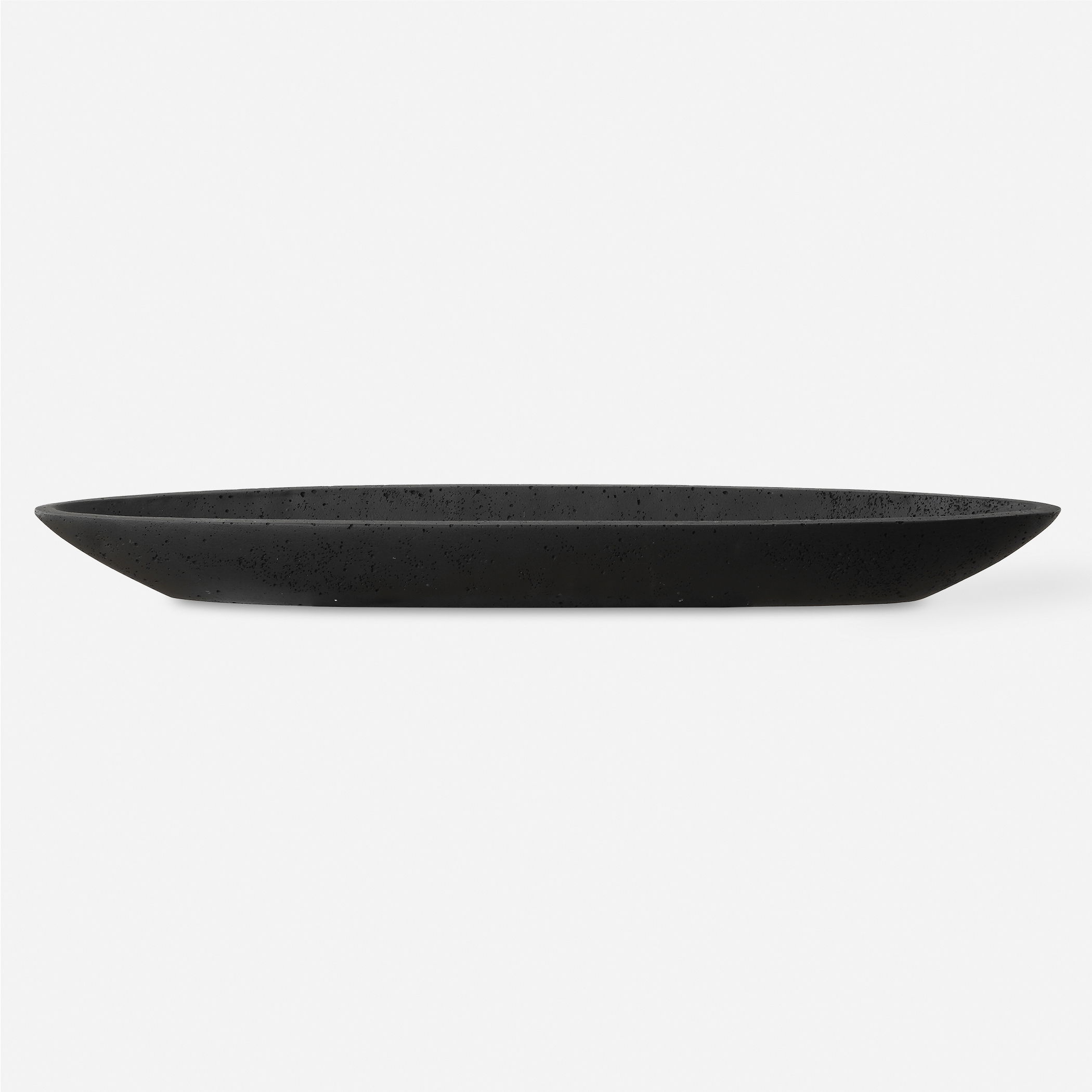 Vessel Cast Black Canoe Bowl large image 