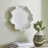 Wave Crest White Outdoor Bowl, Decorative Tray by Uttermost, 20" width x 4" height x 20" depth thumbnail 3