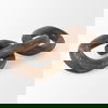 Tayla Large Medium Brown Wood Chain Link thumbnail 3