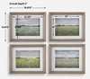 Quiet Meadows Framed Prints Set/4, by Uttermost, 1'4.87" width x 1'1.87" height x 2" depth thumbnail 3