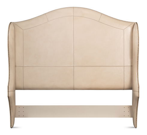Dowry Equestrian Headboard  Queen  Taupe