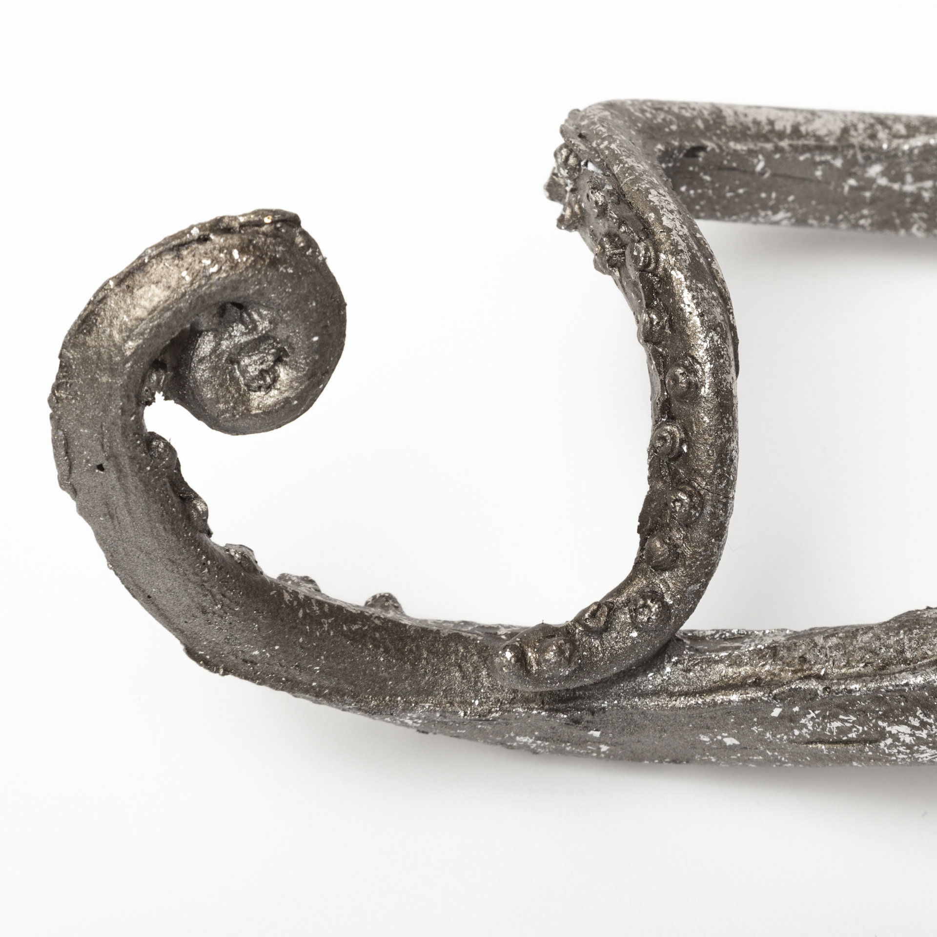 Strafford Small 10L x 9W Silver Resin Octopus, Decorative Object by Mercana, 10" length x 9.06" width x 5.02" height View 10