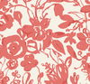 Brushstroke Floral Coral Wallpaper thumbnail 0