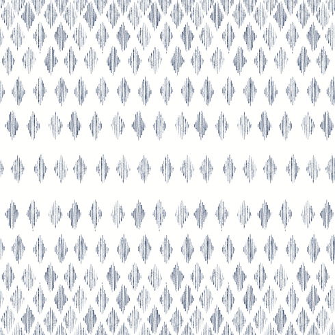 Diamond Ombre Navy & White Wallpaper