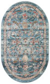 Rifle Paper Co. x Loloi Courtyard Rug, 1'6" length x 1'6" width thumbnail 5