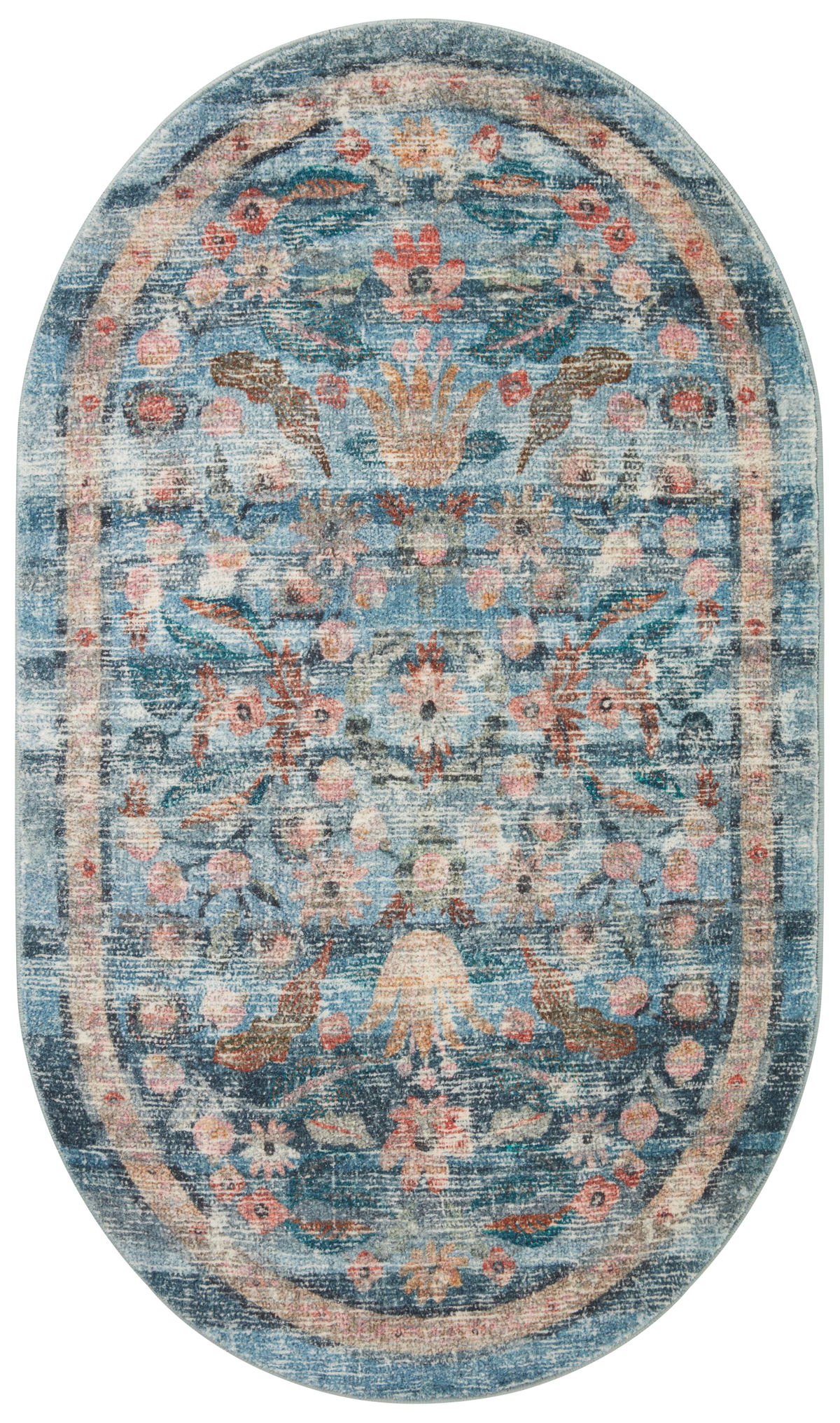 Rifle Paper Co. x Loloi Courtyard Rug, 5' length x 7'6" width View 5