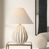 Javary Matte Beige Table Lamp thumbnail 1