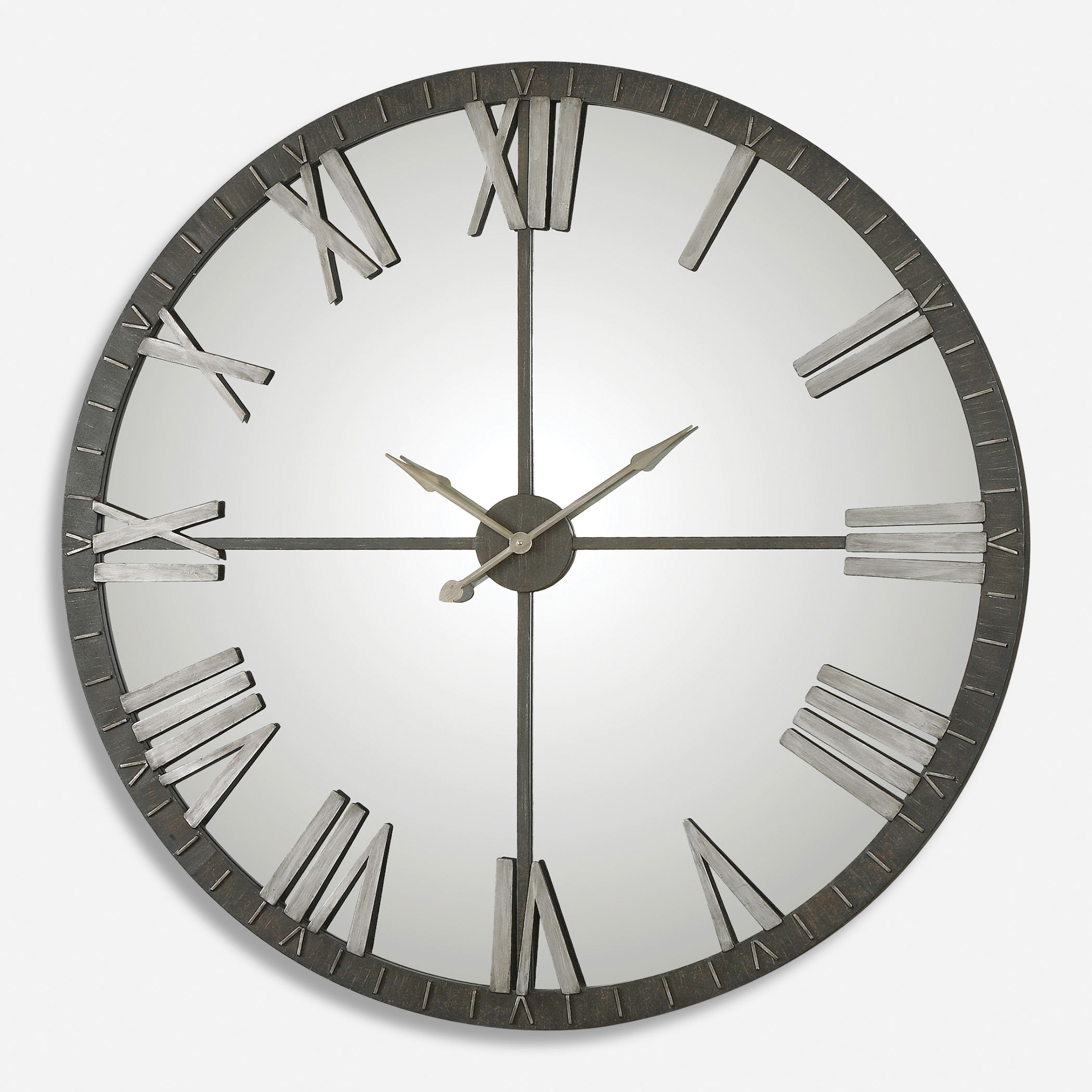 Amelie Large Bronze Wall Clock large image 