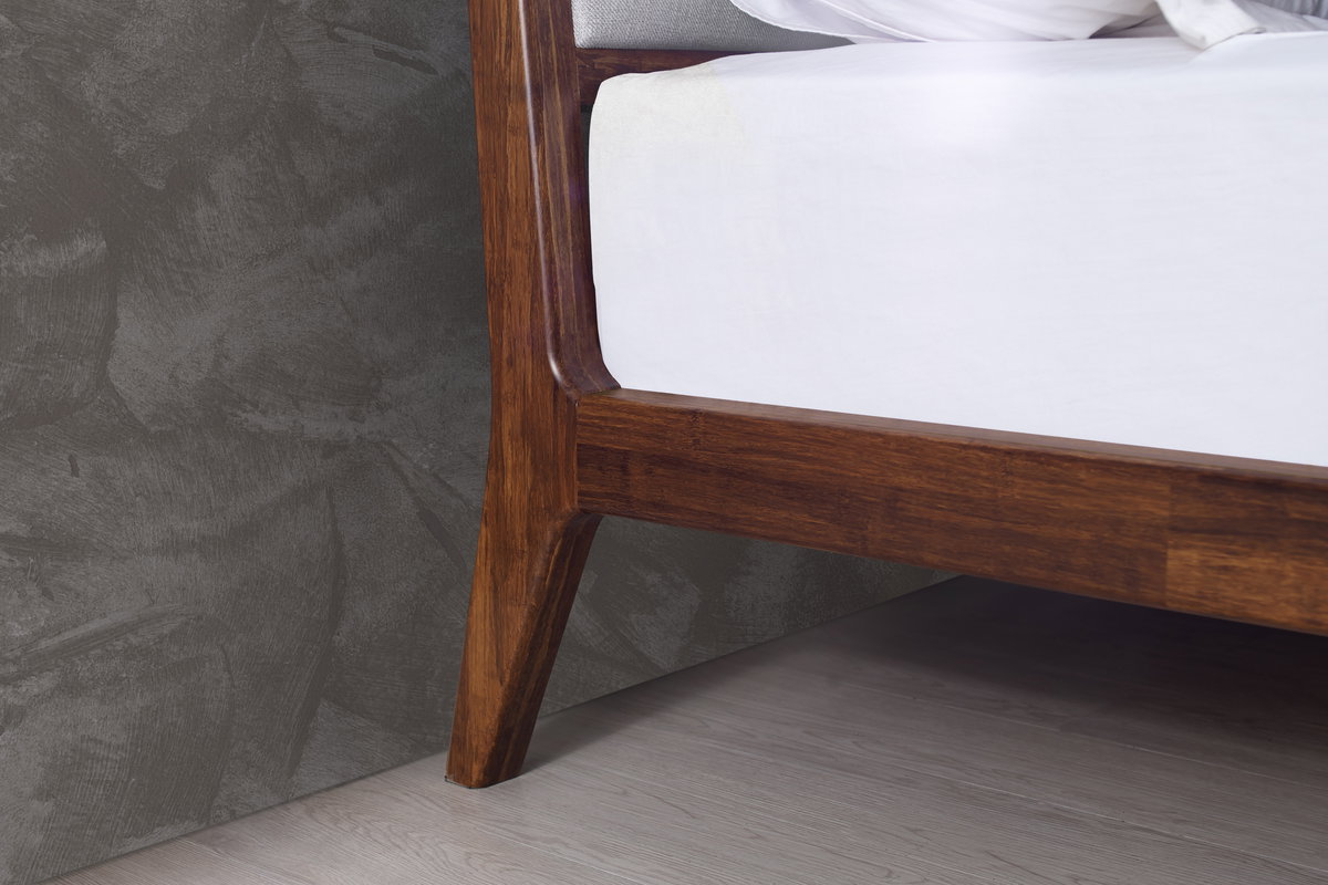 Mercury Upholstered Queen Platform Bed, Exotic, by Greenington, 87" length x 63.5" width x 42" height View 4