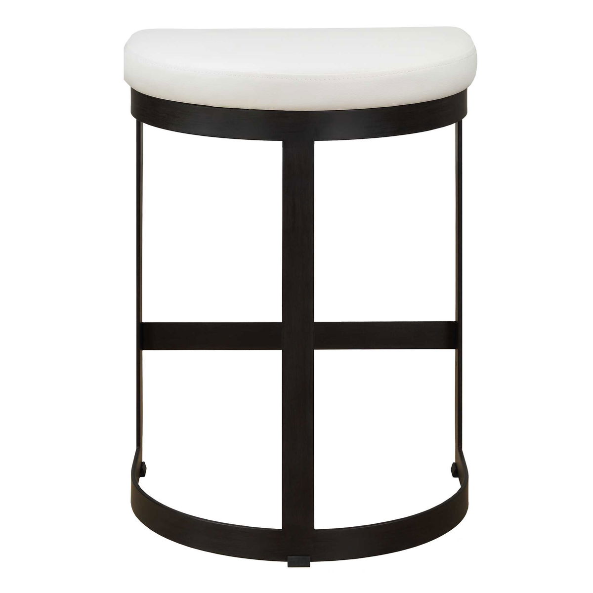 Ivanna White Counter Stool, Counter & Bar Stool by Uttermost, 18" width x 26" height x 14.5" depth View 8