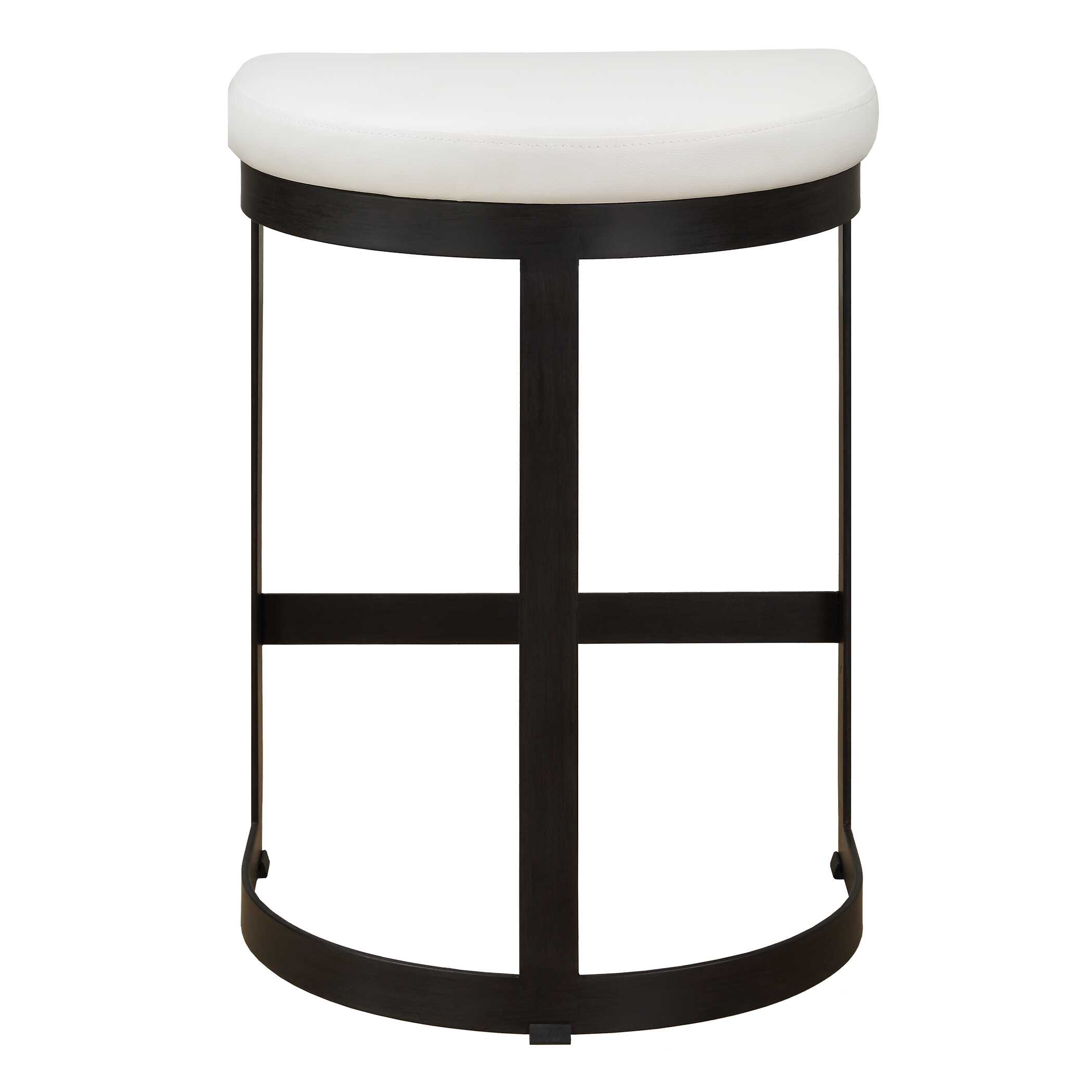Ivanna White Counter Stool Ivanna White Counter Stool large image