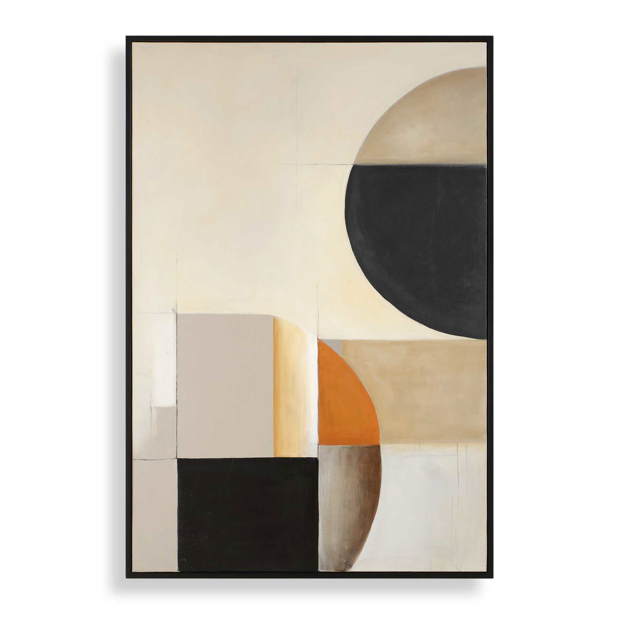 Western Hemisphere Hand Painted Canvas, Art by Uttermost, 49.7" width x 73.7" height x 1.5" depth View 1