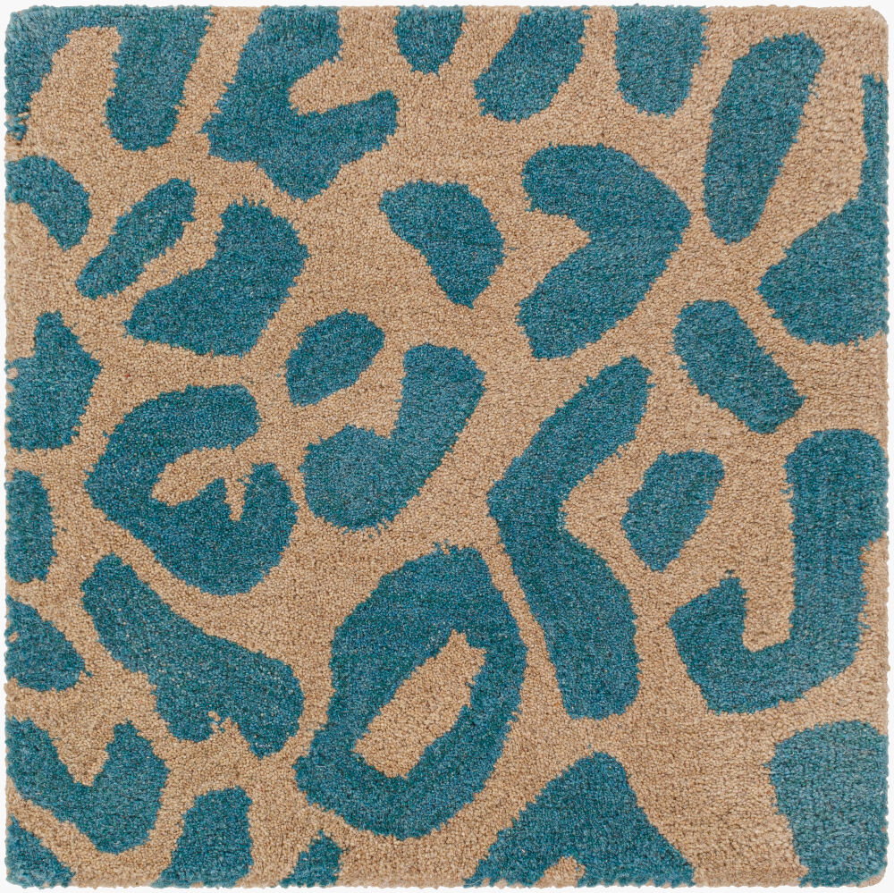 Athena Handmade Rug, by Surya, 1'6" length x 1'6" width