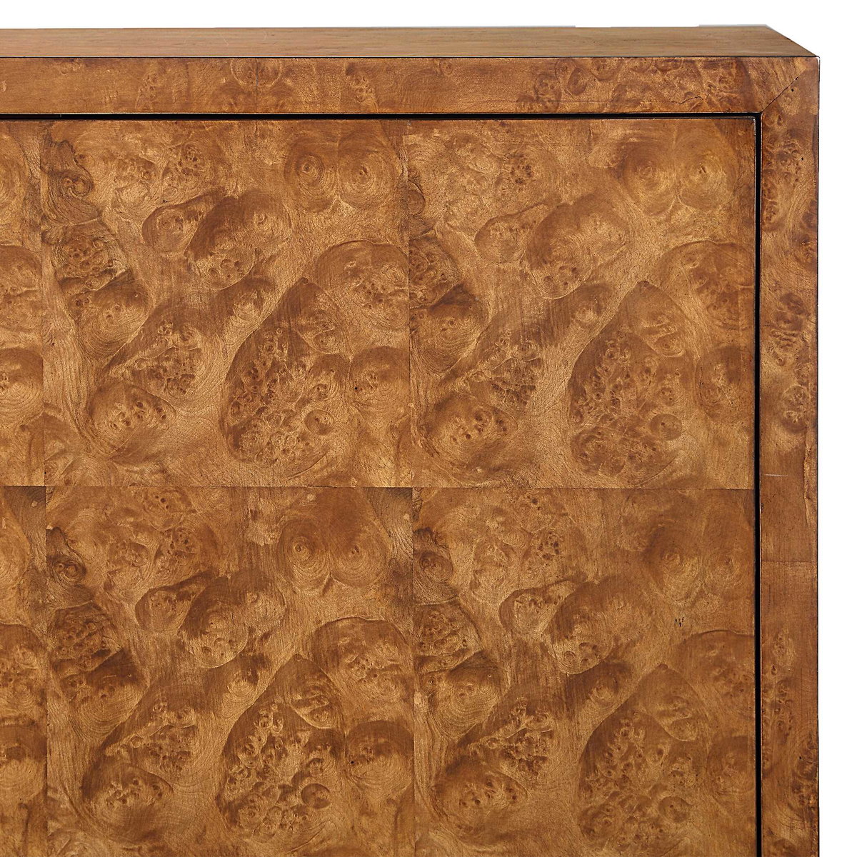 Jethro Burl 2 Door Cabinet, Furniture by Uttermost, 40" width x 32" height x 13" depth View 7